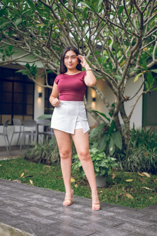 Blusa con escote en espalda Cód:5502 - Imagen 3