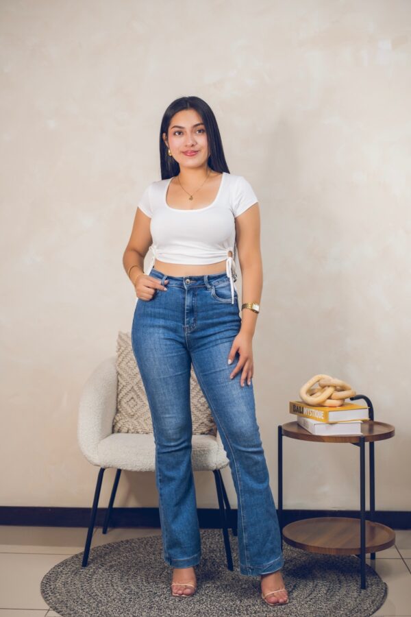 Crop top ajustado Cód:5396 - Imagen 2