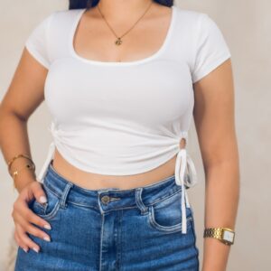 Crop top ajustado Cód:5396