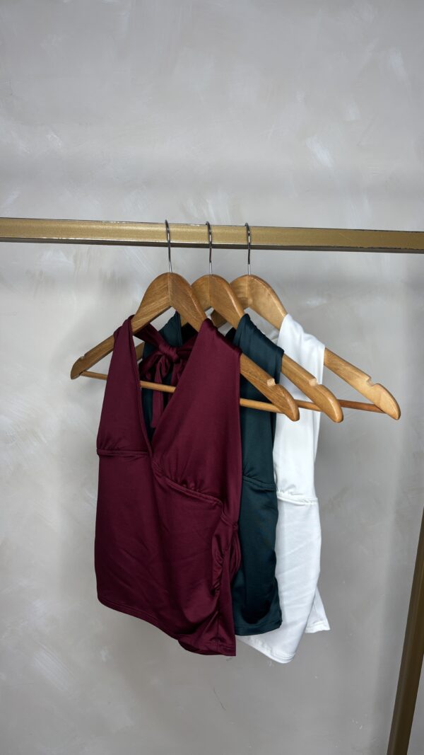 Backless top con amarre en el cuello Cód:6007 - Imagen 3