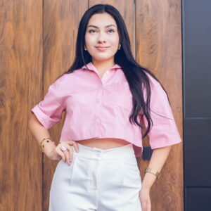 Blusa semiformal manga 3/4 Cód:5150