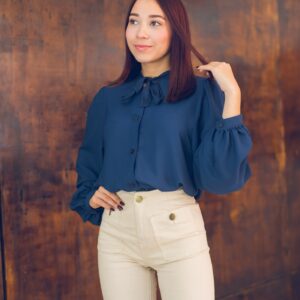Blusa elegante con moño Cód:5984