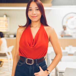 Top con escote en V Cód:6017