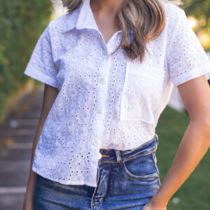 Blusa casual de botones Cód:4008