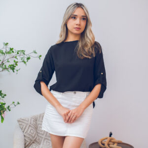 Blusa elegante manga 3/4 Cód:6025