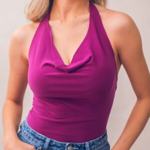 Body con escote en V Cód:5655