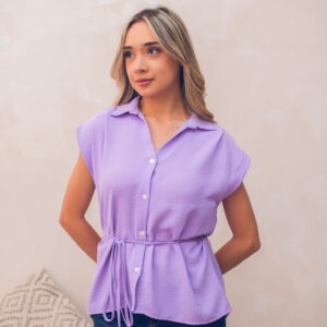 Blusa con amarre en la cintura Cód:6006