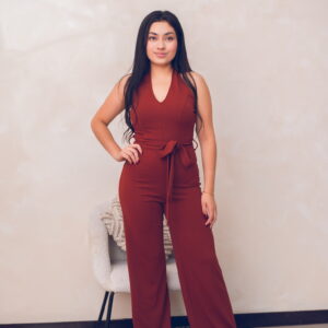 Enterizo con amarre en la cintura Cód:3178