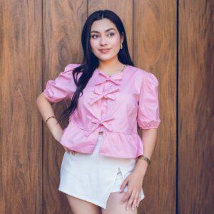 Blusa de moñitos Cód:5678