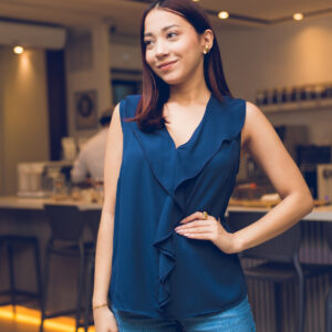 Blusa casual desmangada Cód:5612