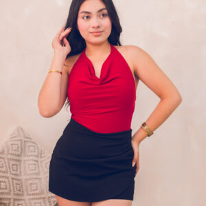 Bodysuit con escote en la espalda Cód:5655