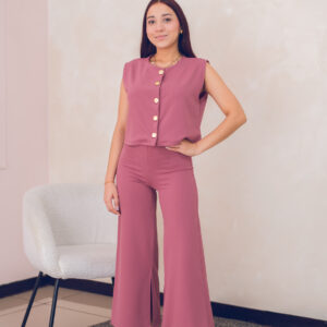 Pantalón ajustado de conjunto Cód:5072