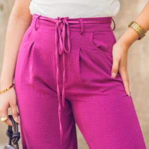 Pantalón de corte recto con pinzas Cód:5868