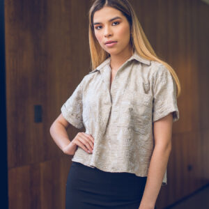 Blusa de botones CÓD: 3755