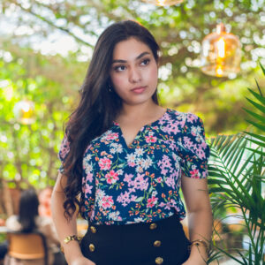 Blusa floreada 5045