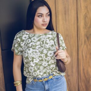 Blusa floral CÓD:4929