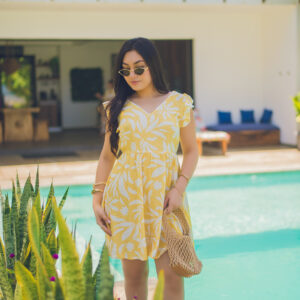 Vestido corto descubierto de la espalda COD:5580