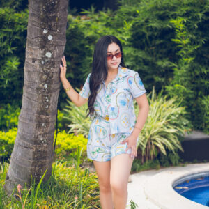 Short estampado de conjunto COD:5991