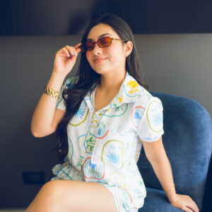 Blusa estampada de conjunto COD:4008