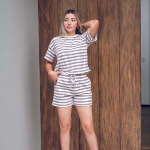 Short rayado de  conjunto COD:5671